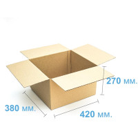 Коробка (420 х 380 х 270), бура
