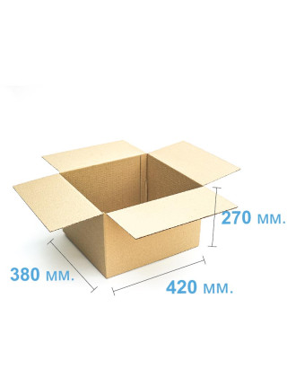 Коробка (420 х 380 х 270), бура
