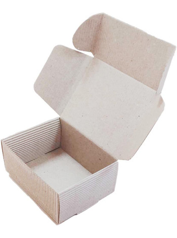 Коробка (090 x 70 x 40), бура, 2-шарова, подарункова.