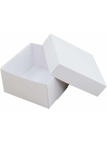 Коробка (090 х 90 х 50), біла, подарункова