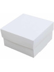 Коробка (090 х 90 х 50), біла, подарункова