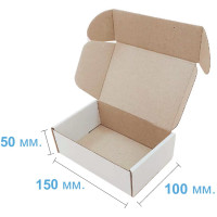 Коробка (150 х 100 х 50), біла