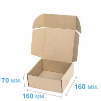 Коробка (160 x 160 x 70), бура