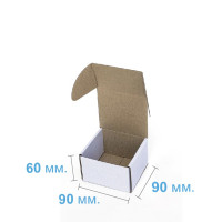 Коробка (090 х 90 х 60), белая