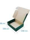 Коробка (300 х 240 х 90), зелена