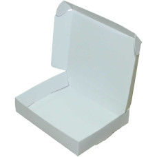 Коробка (100 x 80 x 20), біла, подарункова