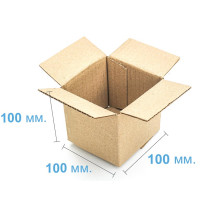 Коробка (100 х 100 х 100), бурая