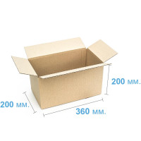 Коробка (360 х 200 х 200), бура