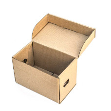 Коробка (245 х 150 х 160), для продуктовых наборов, бурая