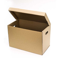 Коробка архівна (535 х 295 х 345), бура