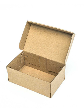 Коробка (205 х 125 х 85), для детской обуви, бурая