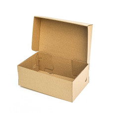 Коробка (320 х 200 х 120), для туфель, бурая