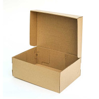 Коробка (350 х 250 х 130), для напівчобіт, бура