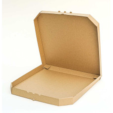 Коробка (400 х 400 х 37), для піци, бура