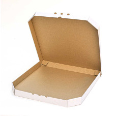 Коробка (400 х 400 х 37), для пиццы, белая