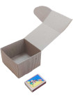 Коробка (090 x 90 x 60), бура, 2-шарова, подарункова