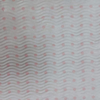 Гофропапір рожевий/рожеві квадрати (5 м. х 0,75 м; 75г./м2.)