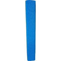 Креповая бумага (креп), синяя, 50см х 2,5м