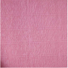 Креповая бумага (креп), розовая, 50см х 2,5м