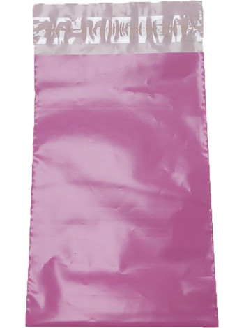 Кур'єрський пакет 130 мм. х 190 мм. (А6), без кишені, рожевий