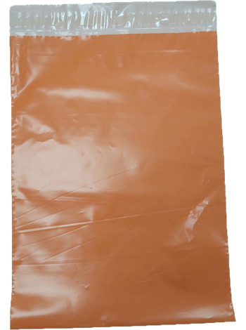 Кур'єрський пакет 240 мм. х 320 мм. (А4), без кишені, помаранчевий
