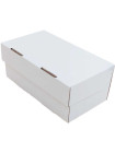 Коробка (195 х 100 х 80), біла, на 2 кекси