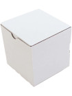 Коробка (085 х 85 х 85), біла, на 1 кекс