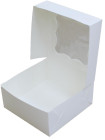 Коробка (130 x 130 x 60), біла, подарункова.