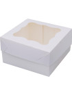 Коробка (170 x 170 x 90), біла, подарункова