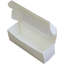 Коробка (170 x 55 х 55), біла, для макаронс