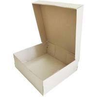 Коробка (350 х 350 х 130), для напівчобіт, бура