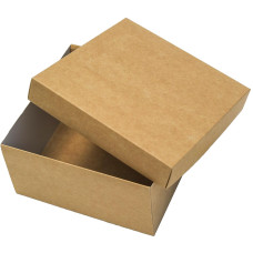 Коробка (140 х 140 х 70), подарункова, крафт
