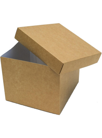 Коробка (150 х 150 х 130), подарункова, крафт