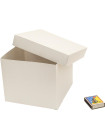 Коробка (150 х 150 х 130), подарункова, біла