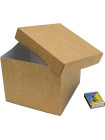 Коробка (150 х 150 х 130), подарункова, крафт