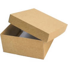 Коробка (200 х 200 х 100), подарункова, крафт