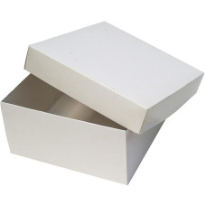 Коробка (200 х 200 х 100), подарочная, белая