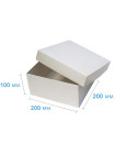 Коробка (200 х 200 х 100), подарункова, біла