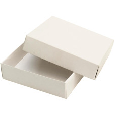 Коробка (090 х 90 х 25), подарочная, белая