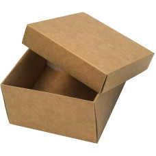 Коробка (090 х 90 х 50), подарункова, крафт