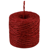 Шпагат джутовий червоний, 45 метрів/бобіна.