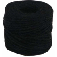 Шпагат джутовий чорний, 45 метрів/бобіна.