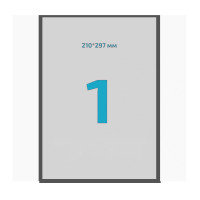 Етикетки самоклеючі (1 шт. на листі, 210 мм. х 297 мм., 100 л. в упак.)
