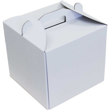 Коробка (230 х 230 х 210), белая, для тортов