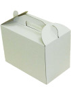 Коробка (245 х 145 х 175), біла, для тортів