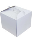Коробка (300 х 300 х 250), біла, для тортів