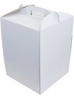 Коробка (300 х 300 х 400), біла, для тортів