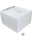 Коробка (450 х 450 х 300), біла, для тортів